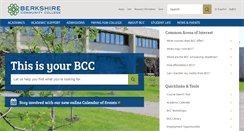 Desktop Screenshot of berkshirecc.edu